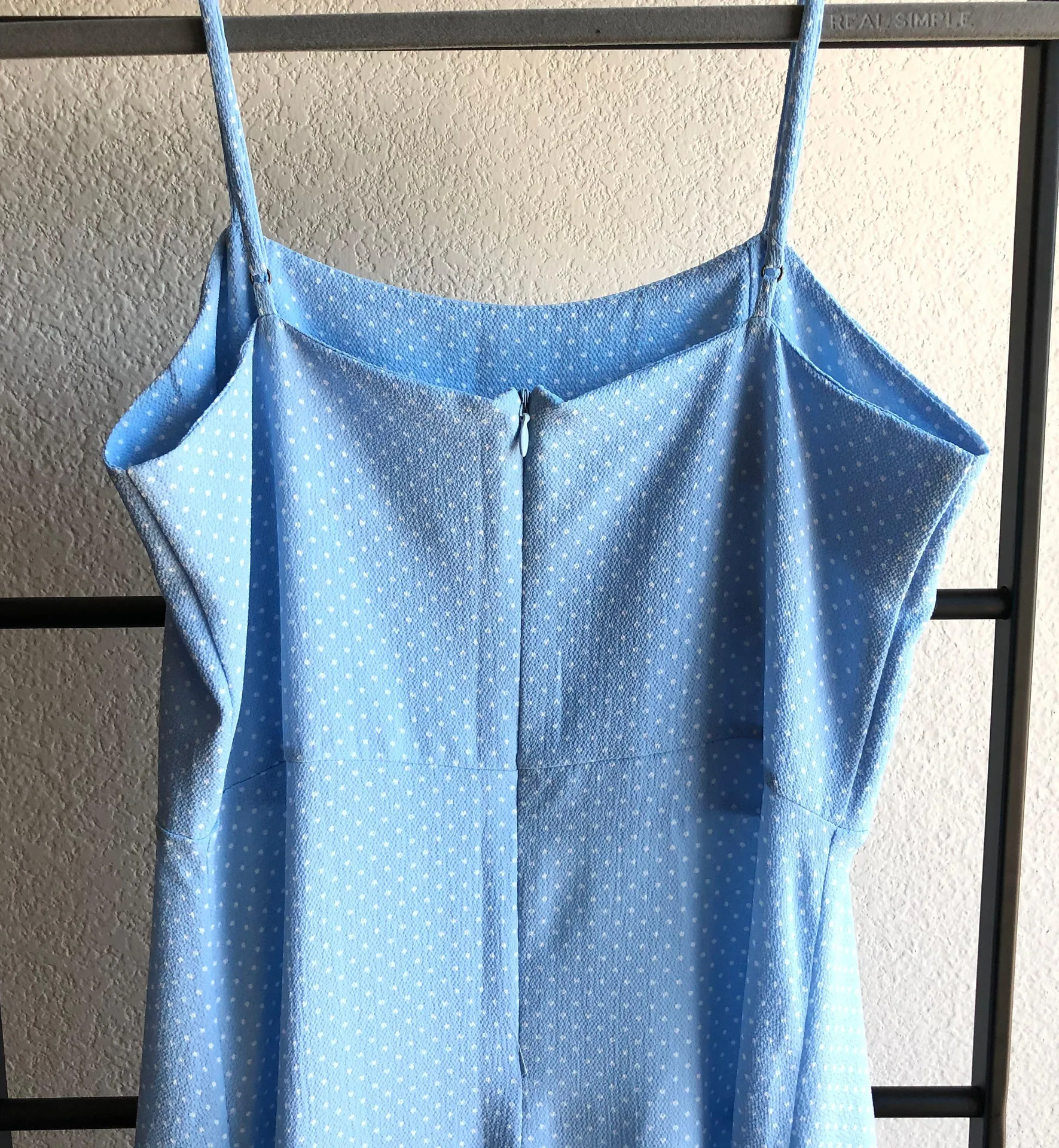 2Hearts Blue Polka Dot Cami Midi Dress - Image 5