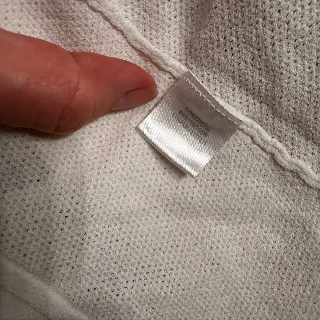 CAPSULE 121 Open Front Cardigan White Size L - Image 4