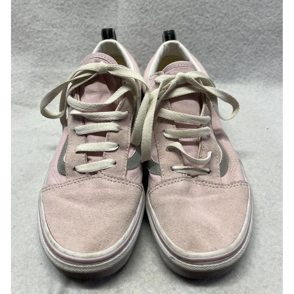 Vans Off the Wall Old Skool Athletic Shoe Womens Size 6 Juniors Pink #751505 - Image 2
