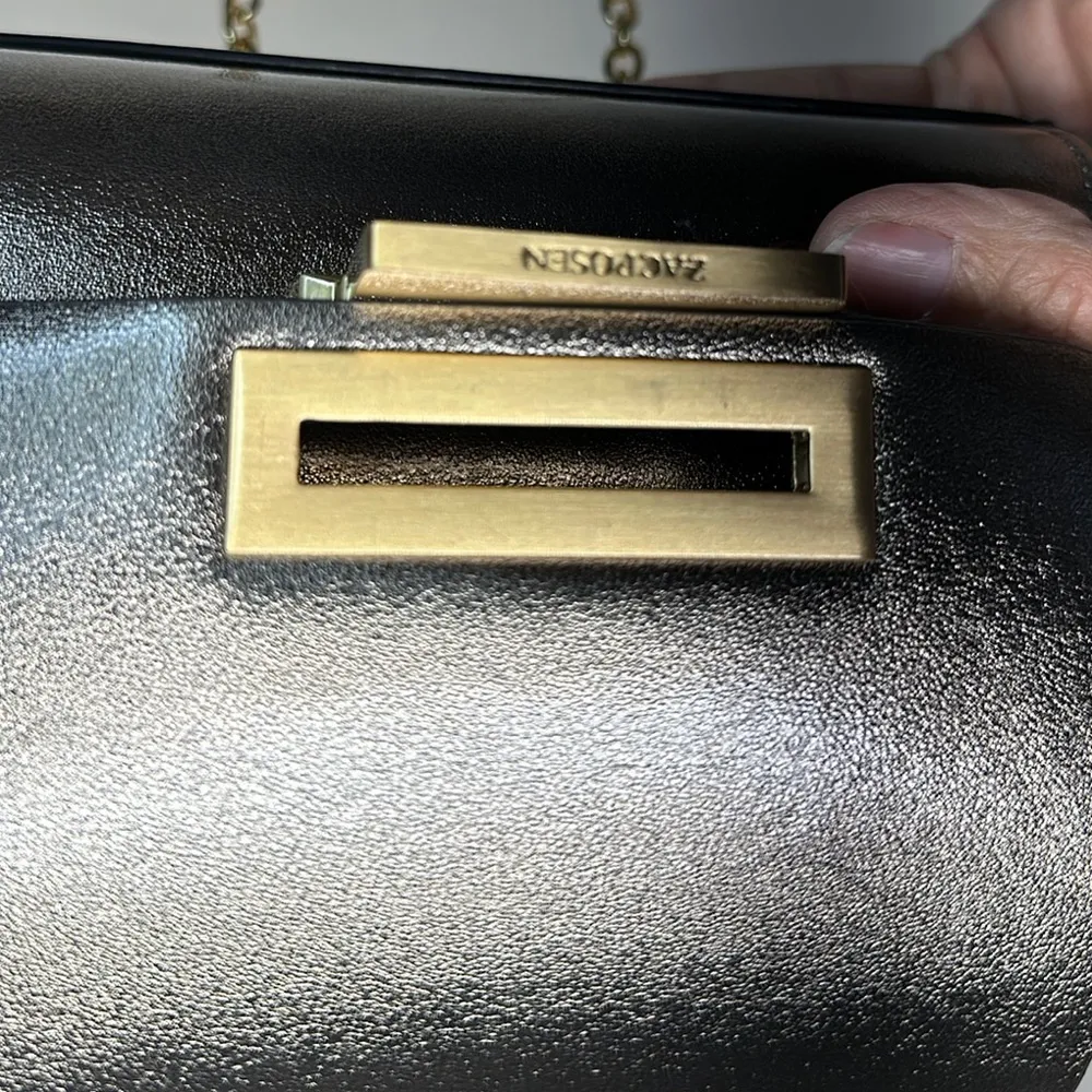 Zac Zac Posen Eartha Mini Gold Crossbody Bag MSRP398 - Image 11