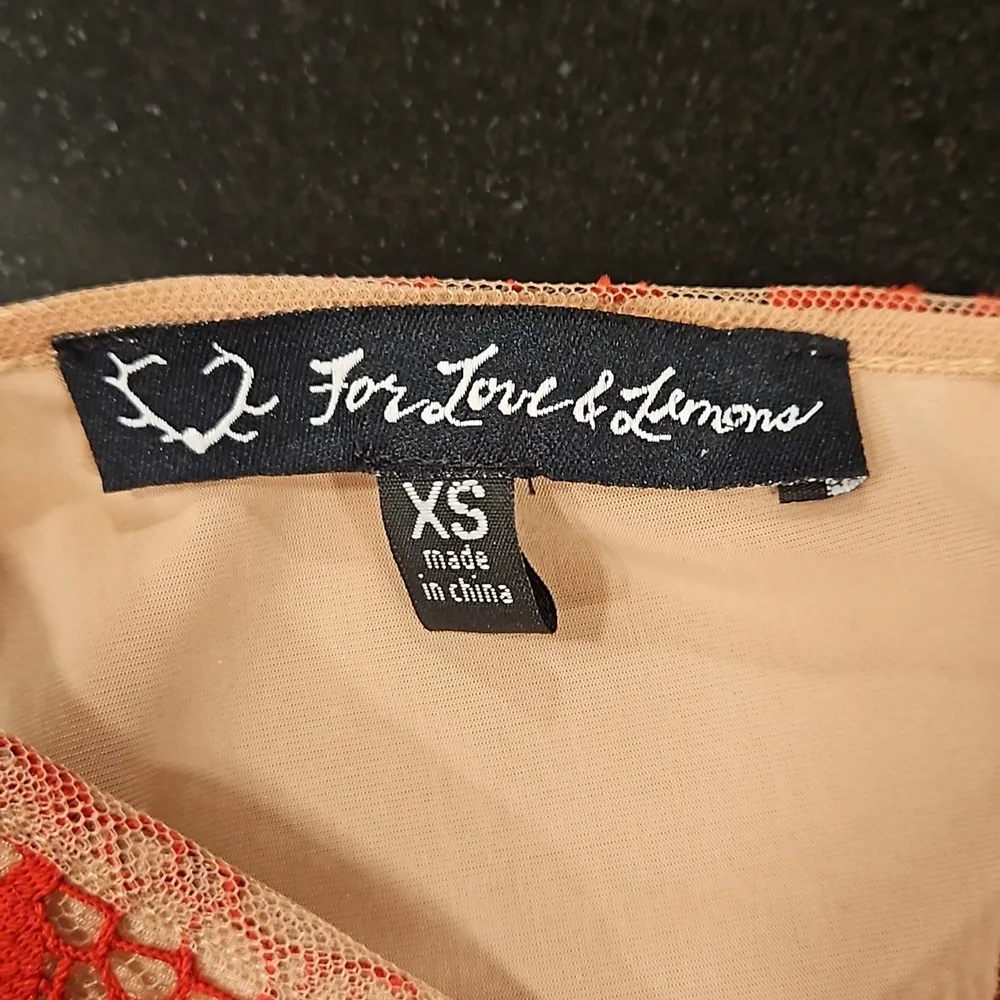 💕FOR LOVE & LEMONS💕 Antigua Maxi Dress ~ Red XS - Image 13