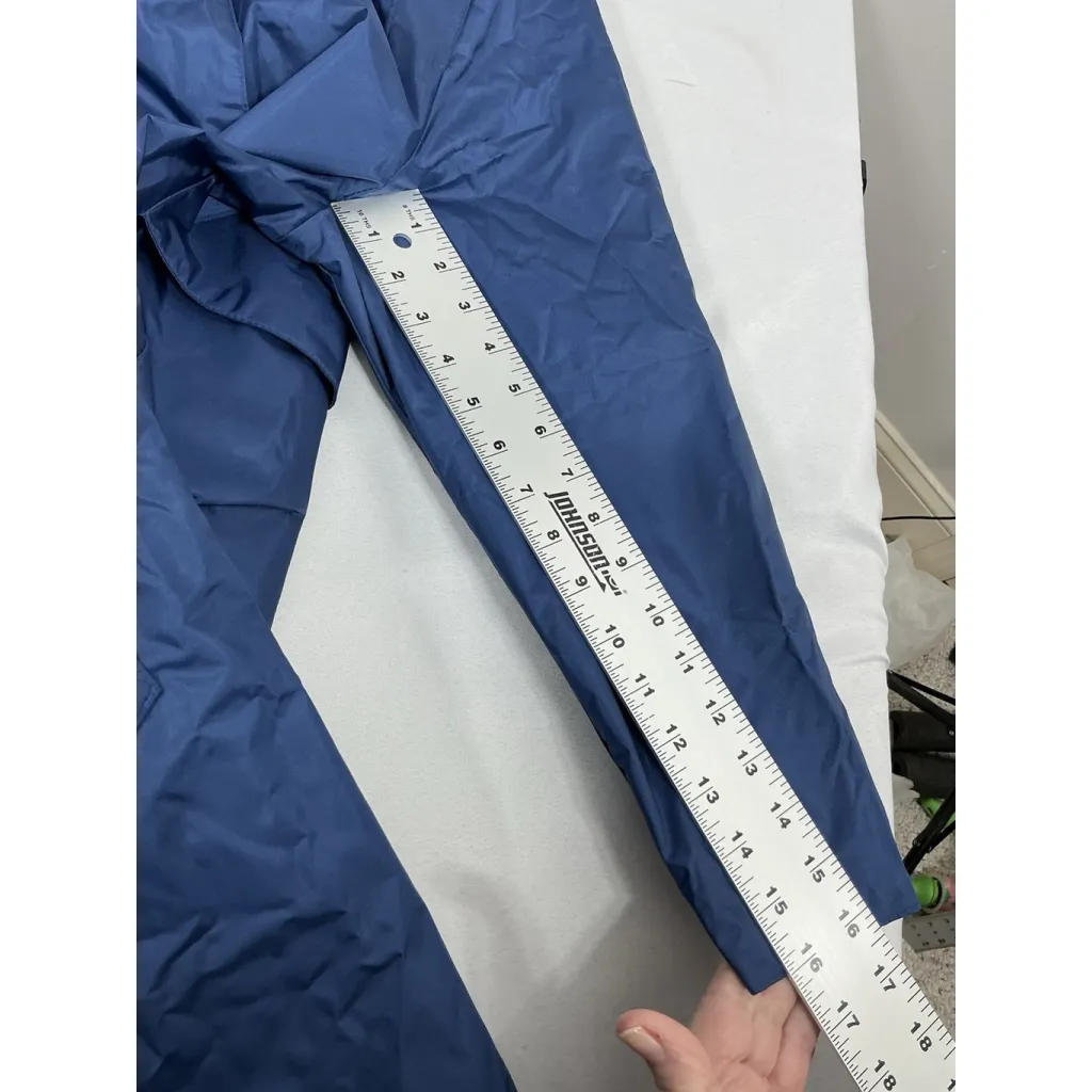 Womans Fleet Street Button Down All Weather Trench Coat Size 6 Blue Excellent - Image 8