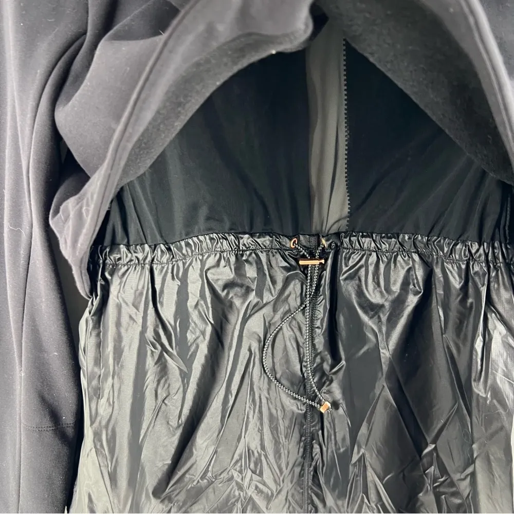 Athleta Windy Point Hoodie Full Zip Front Layered Athleisure‎ - Image 13