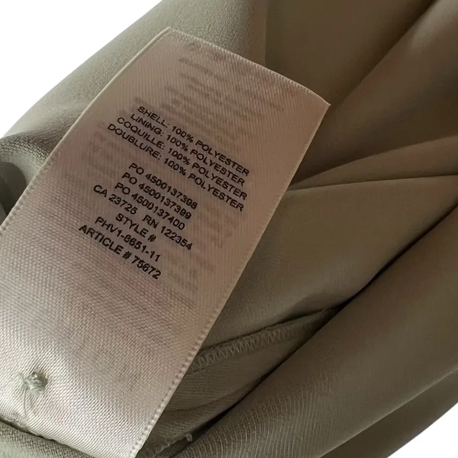 Aritzia Babaton‎ Hamptons Mini Dress Short Sleeve Cut Out Sage Green Size 0 - Image 15