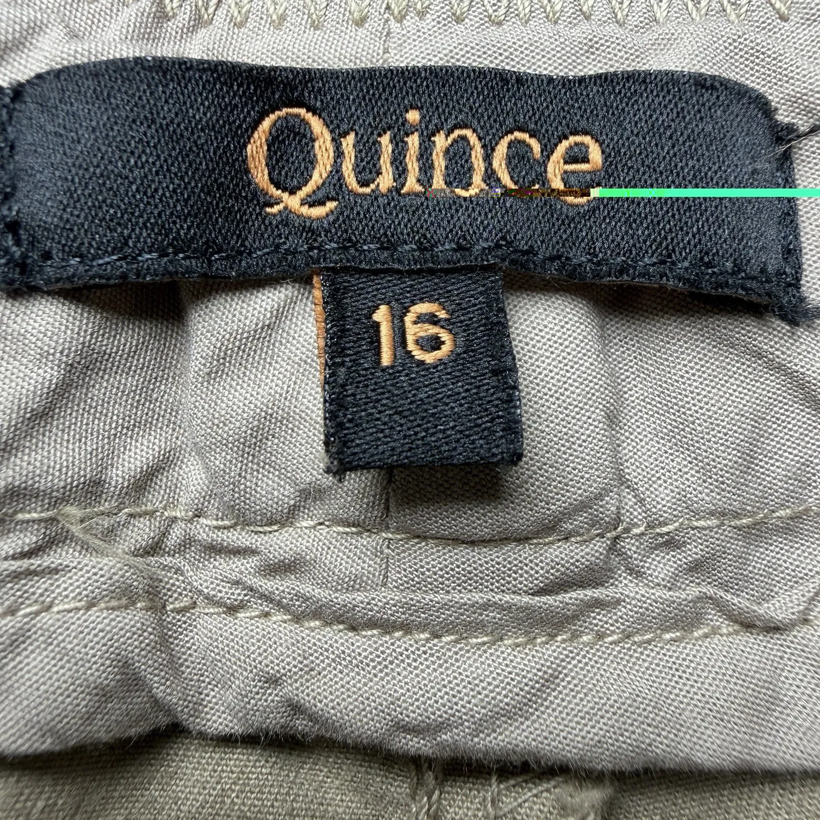 Quince Women's Organic Stretch Cotton Chino Bermuda Shorts 16 Khaki Quiet Luxury - Image 8