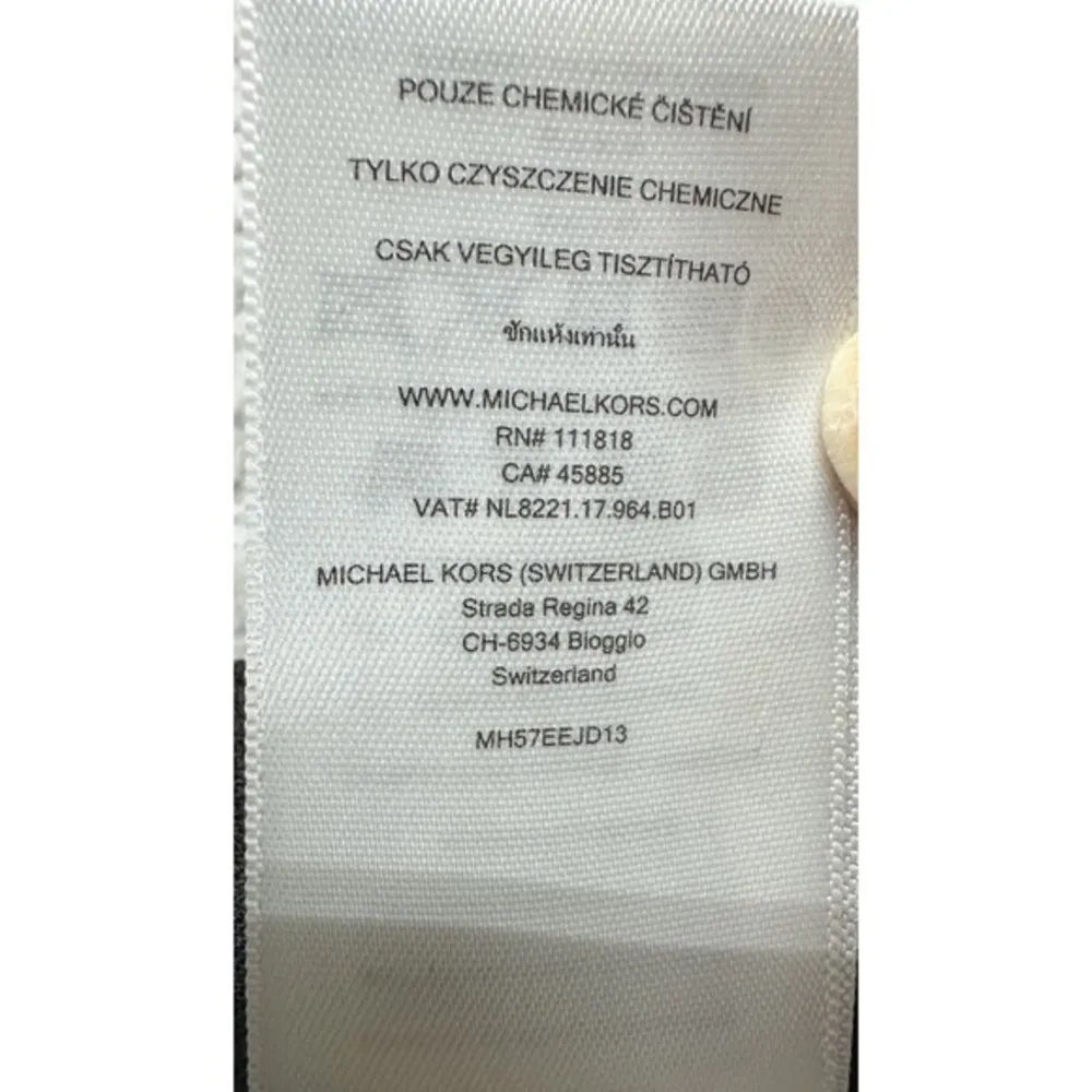 Michael Kors Women's Mini Skirt Black Size 0 A-Line Side Zip Stretch Lined Skirt - Image 6