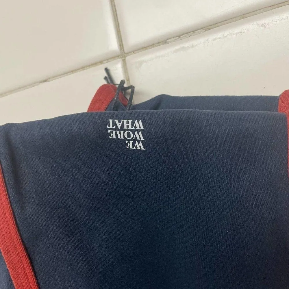 WeWoreWhat One Shoulder Bra Blue Red Sz Large $68 Retail Revolve - Image 2