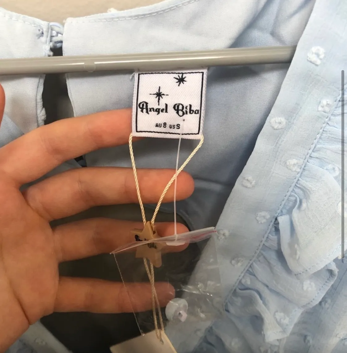 Baby Blue Mini Dress - Image 5