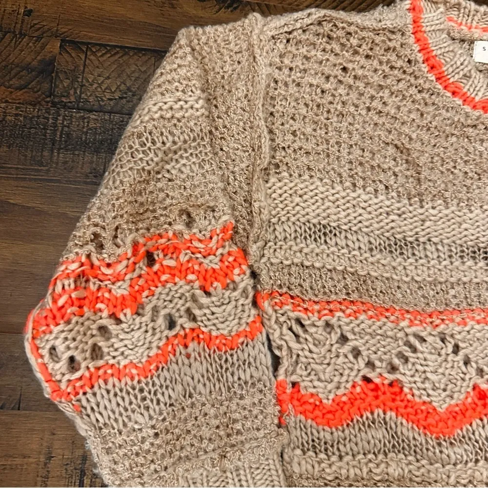 NWT! Saltwater Luxe Klein Long Sleeve Sweater - Size S (MSRP $128) - Image 3