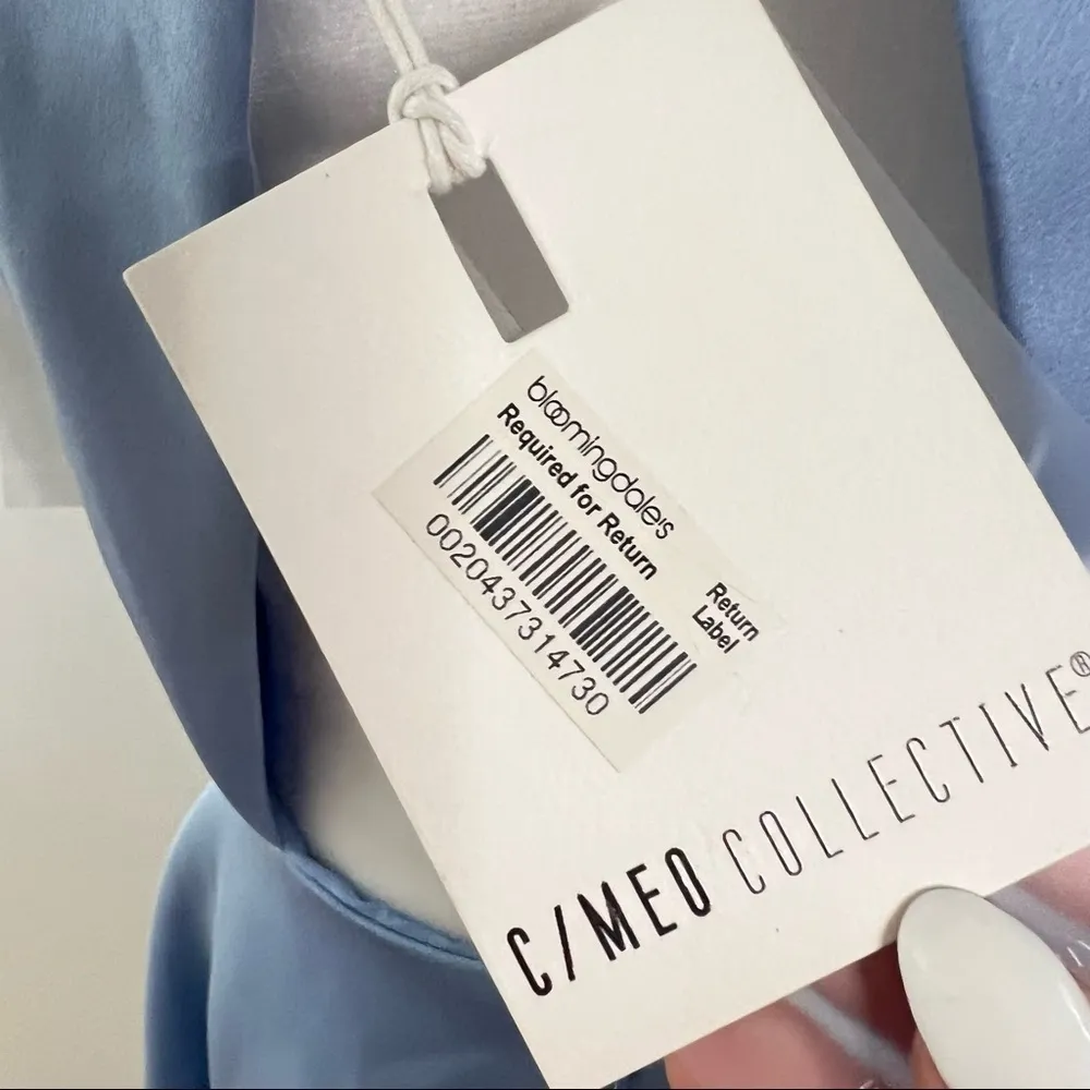 C/MEO Collective Nightswim Dress in Sky Blue - Image 8