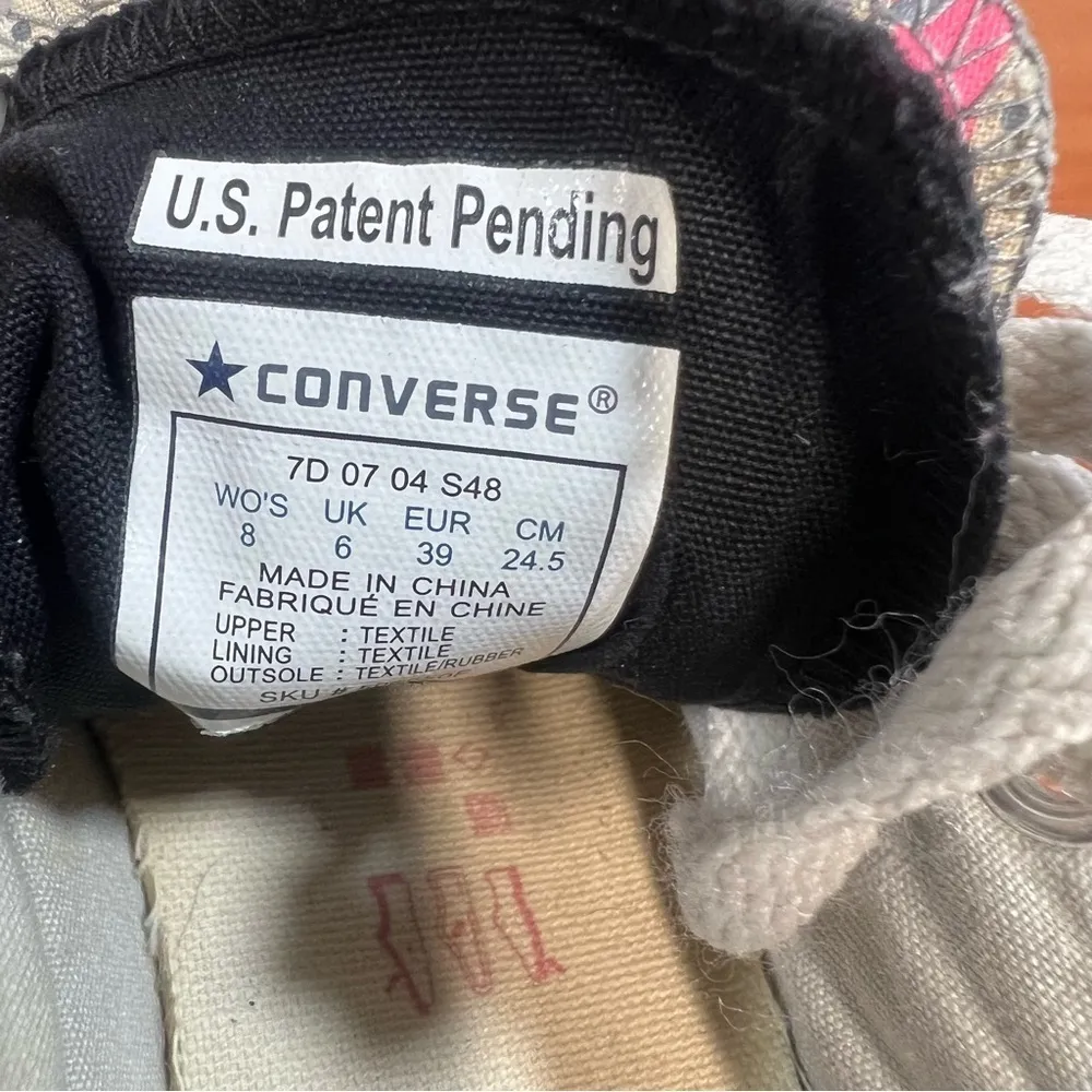 Converse All Star Double Tongue Sheep Theme Women's Ox Shoe Size 8 - Image 7