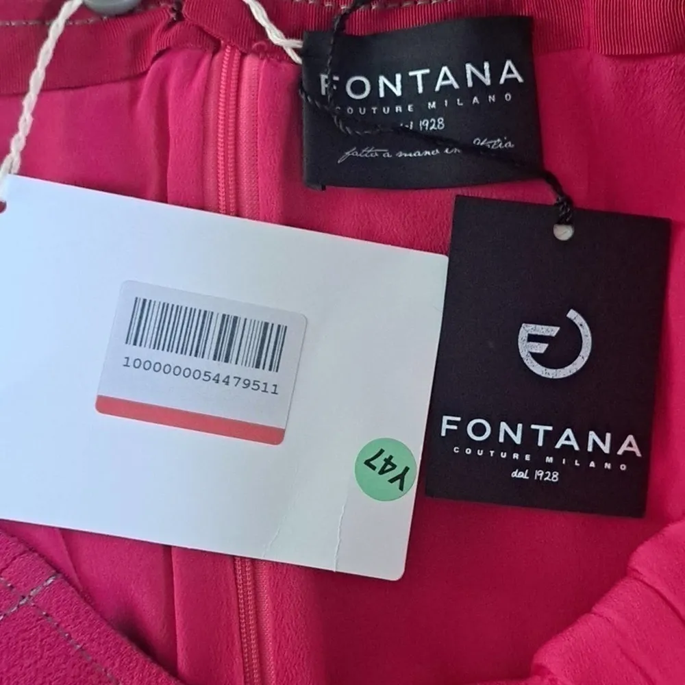 Fontana fuschia Pink pencil skirt Size 14 NEW - Image 3
