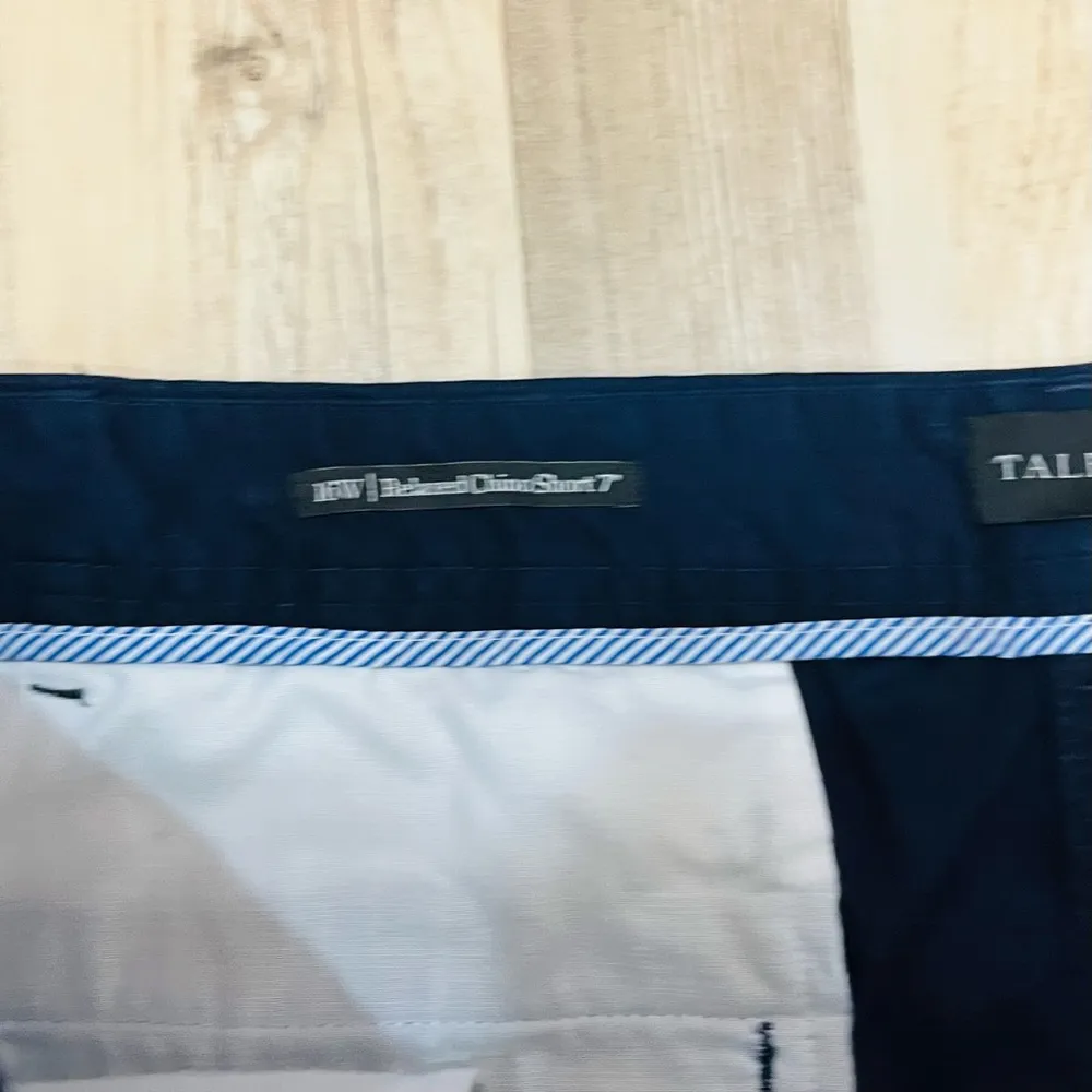 Talbots Relaxed Chino Short Size 16W Navy Blue plus - Image 6
