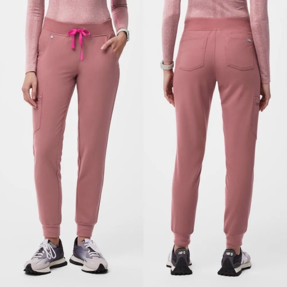 FIGS  Mauve Scrub Set XXS Catarina Top Zamora Joggers Pink - Image 3