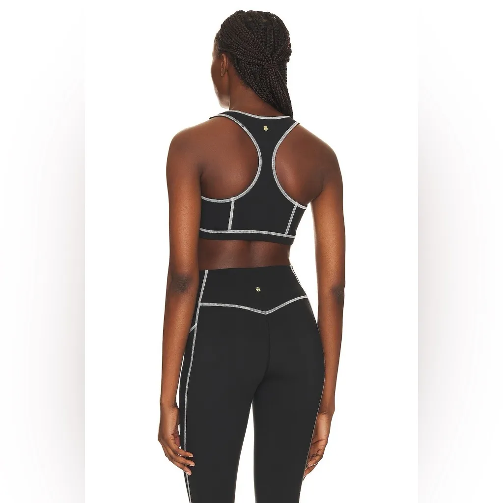 NWT Black and White Vera Zip Front Bra - Image 5