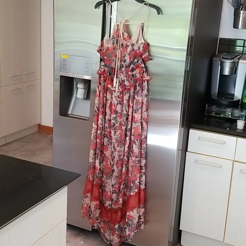 💕ADELYN RAE💕 Boho Pattern Ruffle Maxi Dress - Image 6