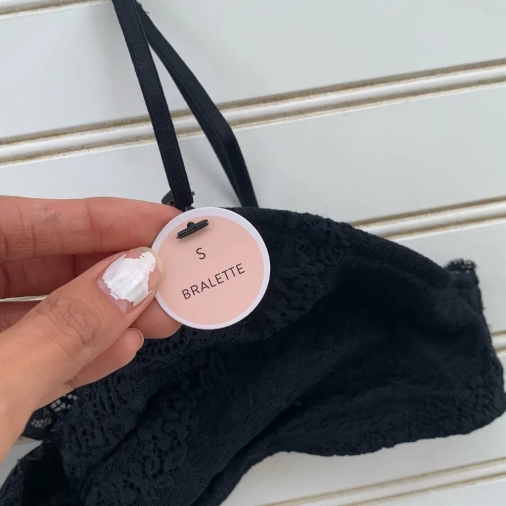 Forever 21 Lingerie Black Lace Bralette Size S NEW - Image 5