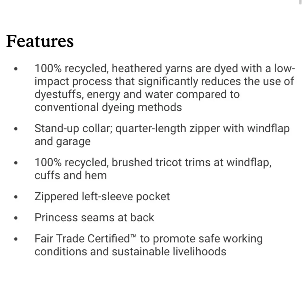 Better Sweater Quarter-Zip Fleece Pullover - Women's 1/4 zip sweatshirt gray top - Image 12