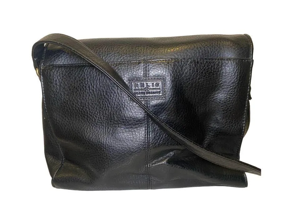 Relic  Black Faux Leather Crossbody Bag - Image 2