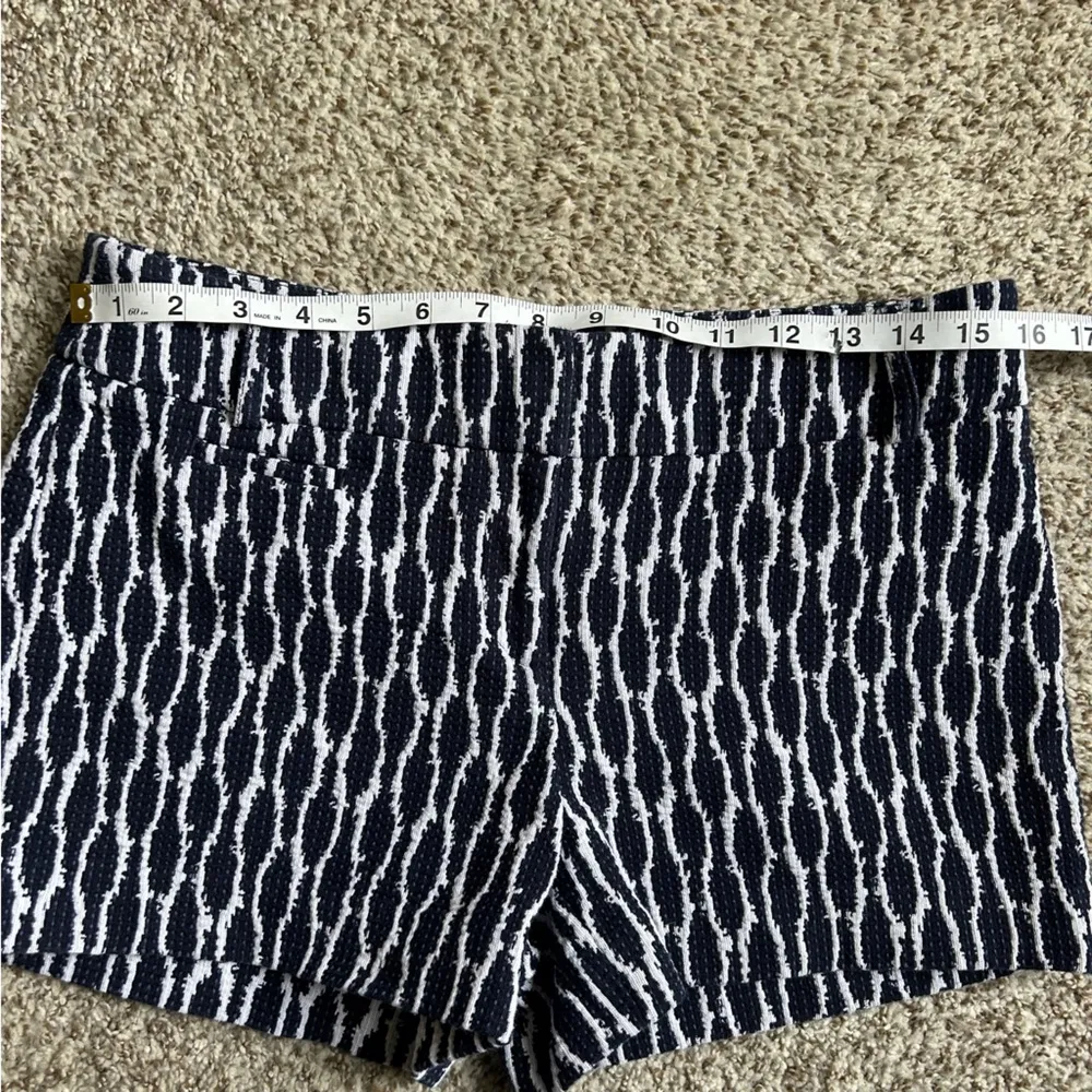 🦋 LOFT Blue White The Riviera Short Shorts Casual Formal Vacation 4 - Image 5