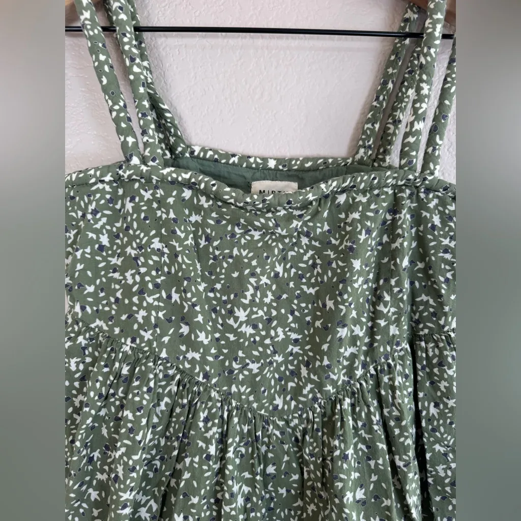 Mirth Newport Mini Sundress Dress in Green Mint Field Flower size XS - Image 7