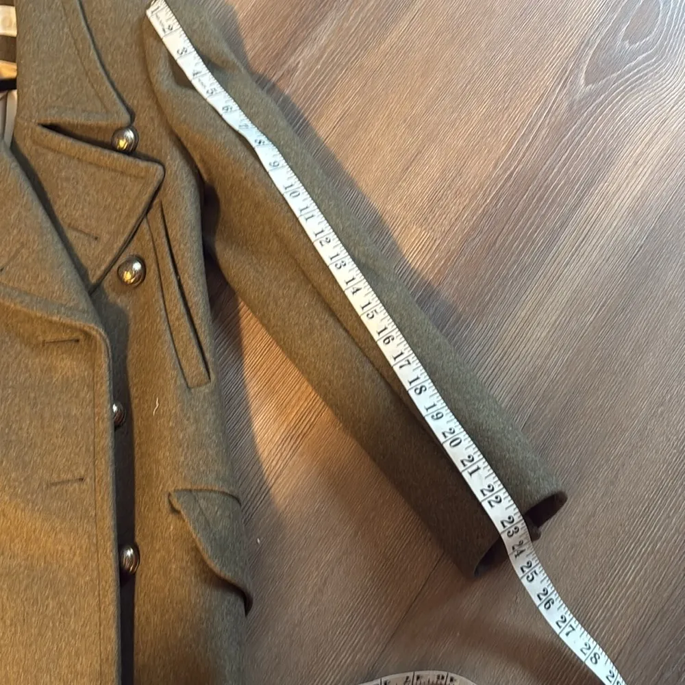 Like new authentic Chloe army green wool pea coat - Image 16