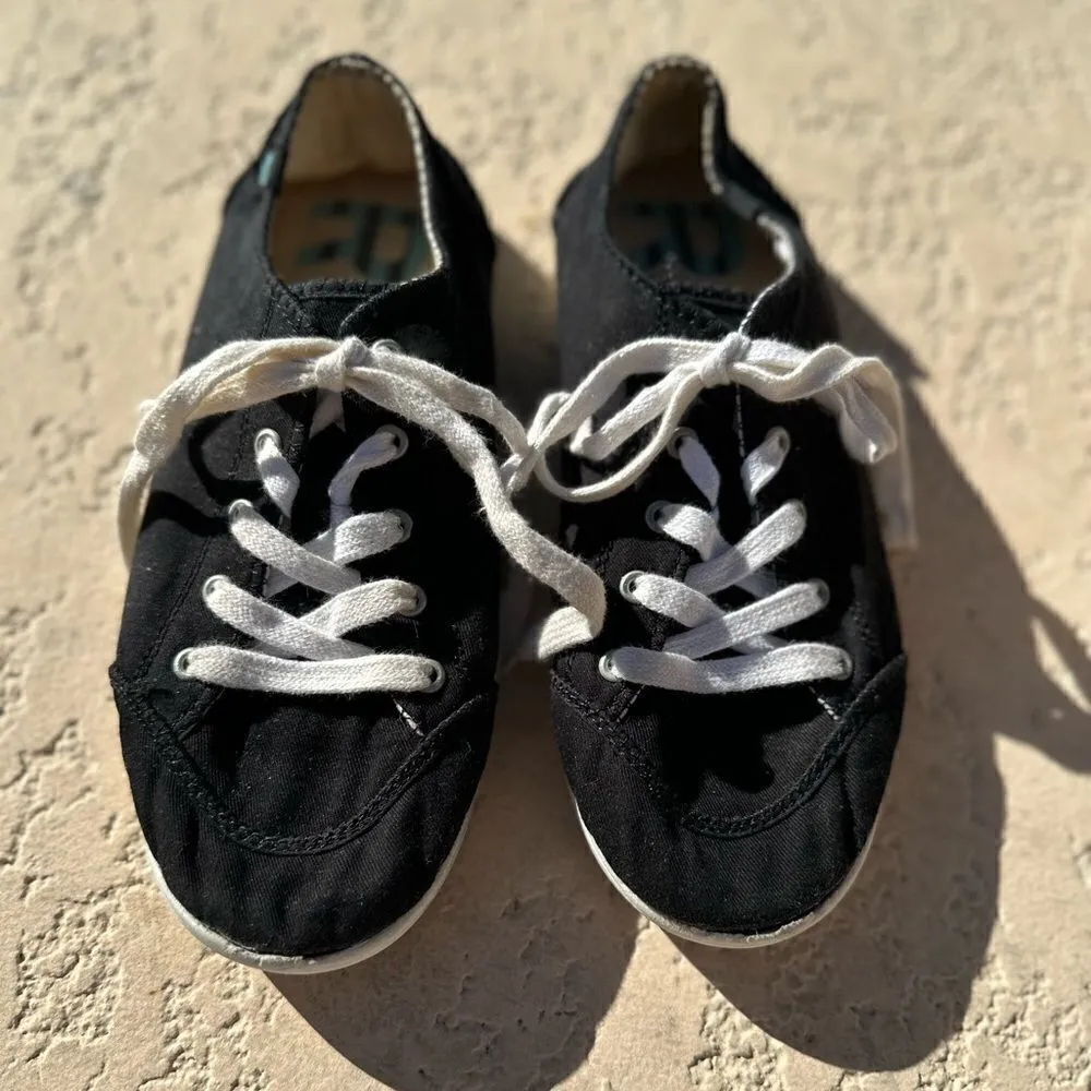 Roxy  Black Drifter Lace-Up Sneakers - Image 4