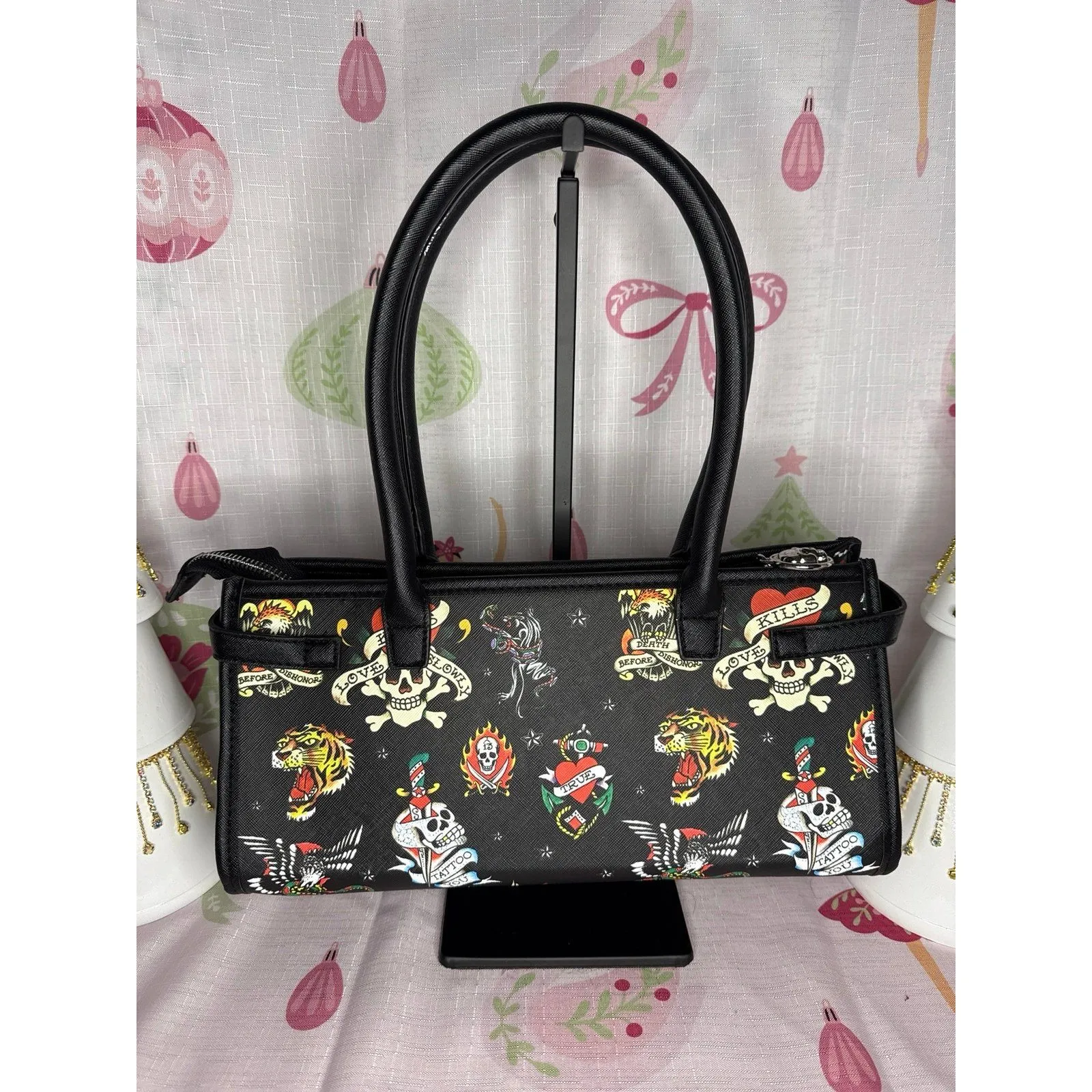 Ed Hardy  Satchel Handbag - Image 5