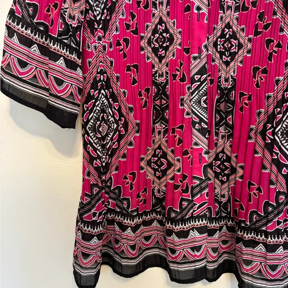 Alfani  Pink and Black Geometric Tunic - Image 6