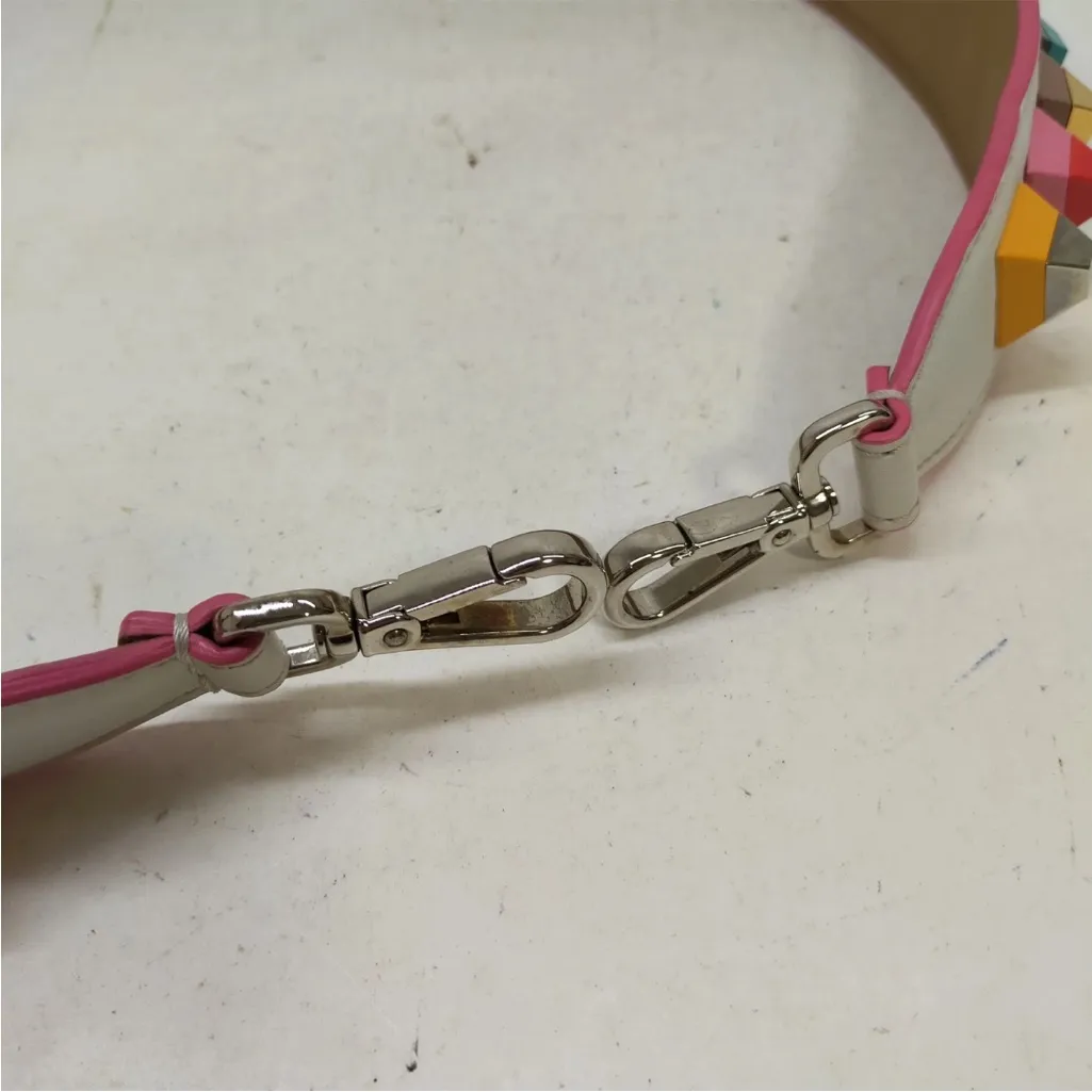 Fendi Colorful Geometric Strap EUC - Image 5