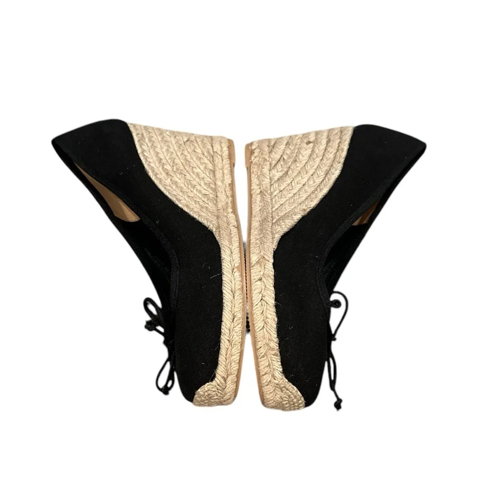 JCrew Seville Made-in-Spain Espadrille Ballet Pump Wedge Desert Camel Shoes 7.5 - Image 4