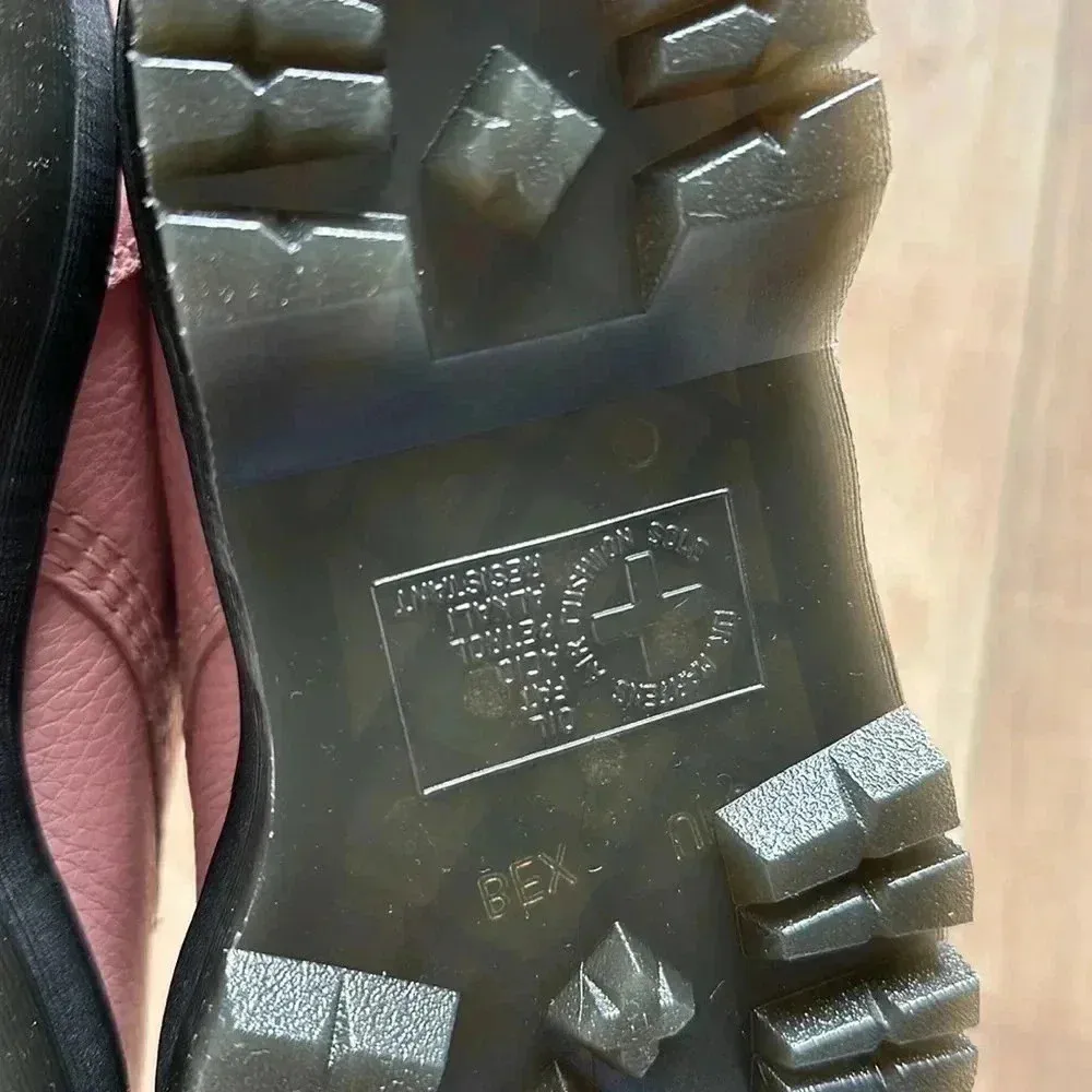 NEW Dr. Martens 8053 Quad Leather Platform Pink/Peach Women’s Sz 5 Men’s 4 - Image 8