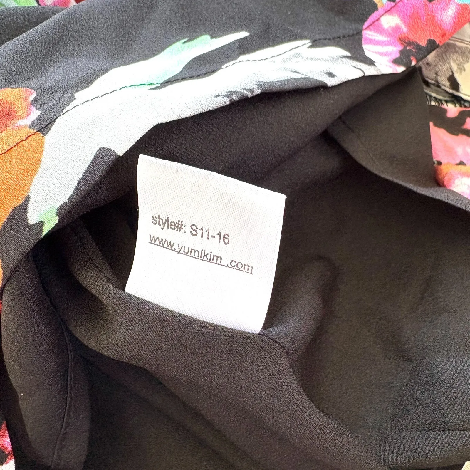 Yumi‎ Kim Revolve Liz Floral Romper | Black Size Small - Image 5