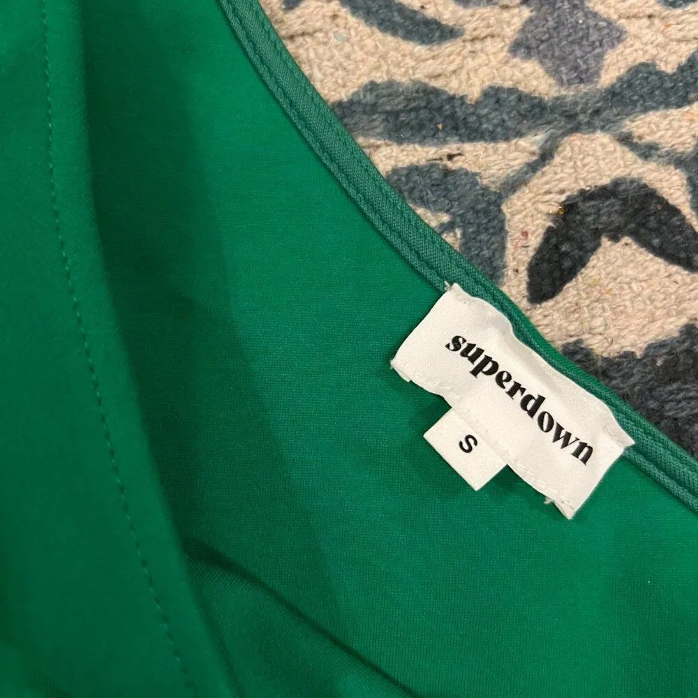 Superdown Nava Asymmetrical Mini Dress Small - Image 9