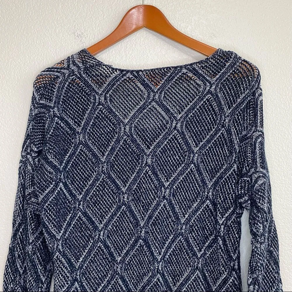 Joe Fresh Size Large Textured Diamond Knit Sweater - Image 5