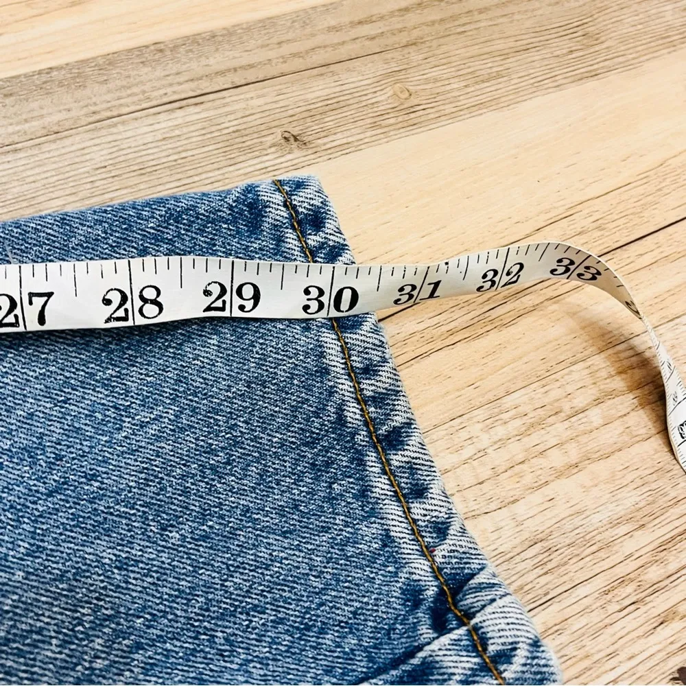 calvin klein Women’s Vintage 90s CHIC High Rise Tapered Jeans size 10 fi… - Image 9