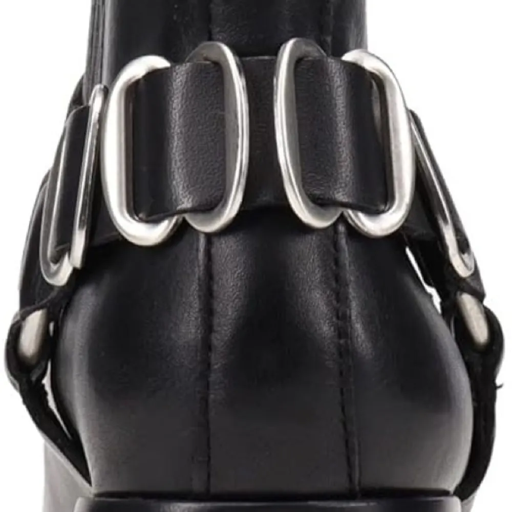 Sam Edelman Bellamie Black Leather Boots Size 6.5 NWOT - Image 6