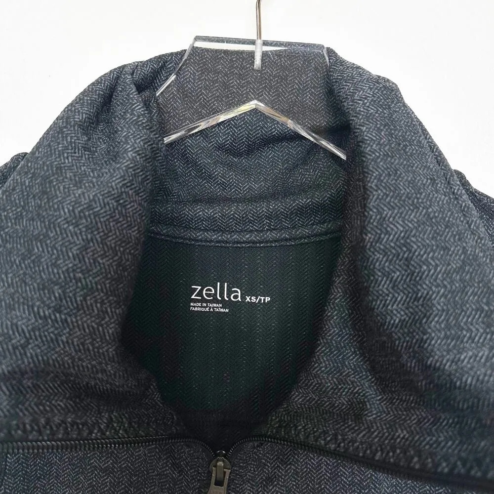 Zella Women's Zen Again Full Zip Slouch Collar Jacket XS - Image 4