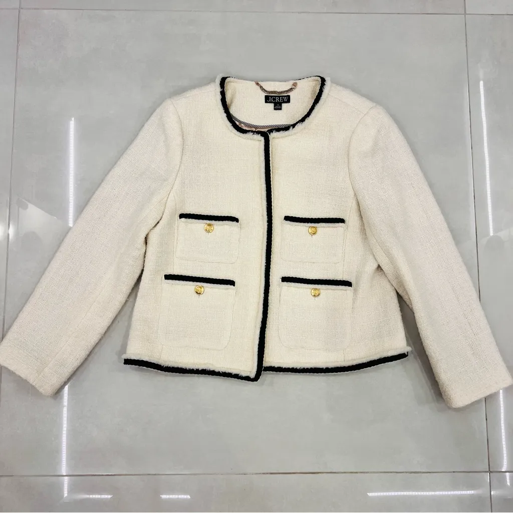 J. Crew Frances Lady Jacket Size 12 - Image 2