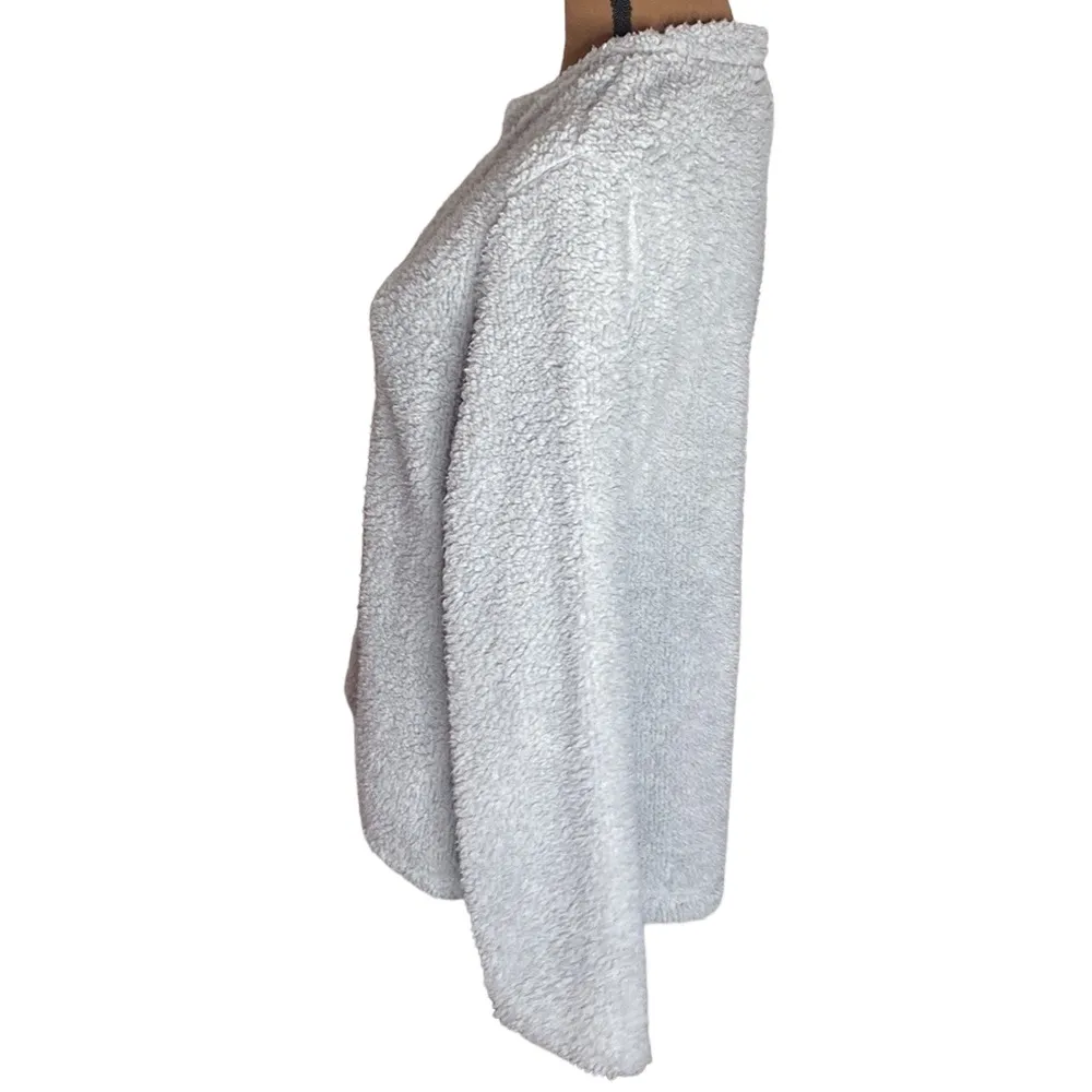 Disney Nightmare before Christmas fuzzy Sherpa sleepwear longsleeve top size S - Image 4