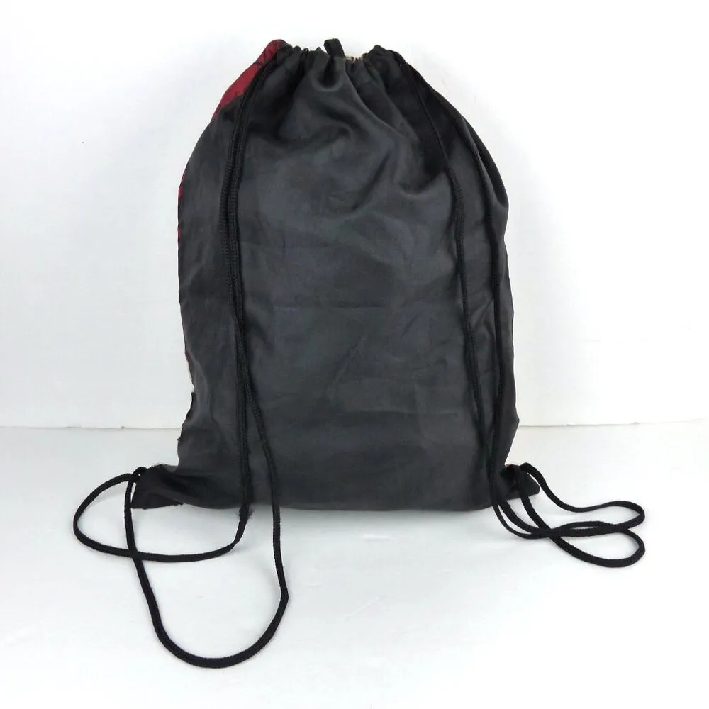 Zombie Skull Printed Cinch Bag Backpack 17X13.5 Horror Monsters Spirit Halloween - Image 3