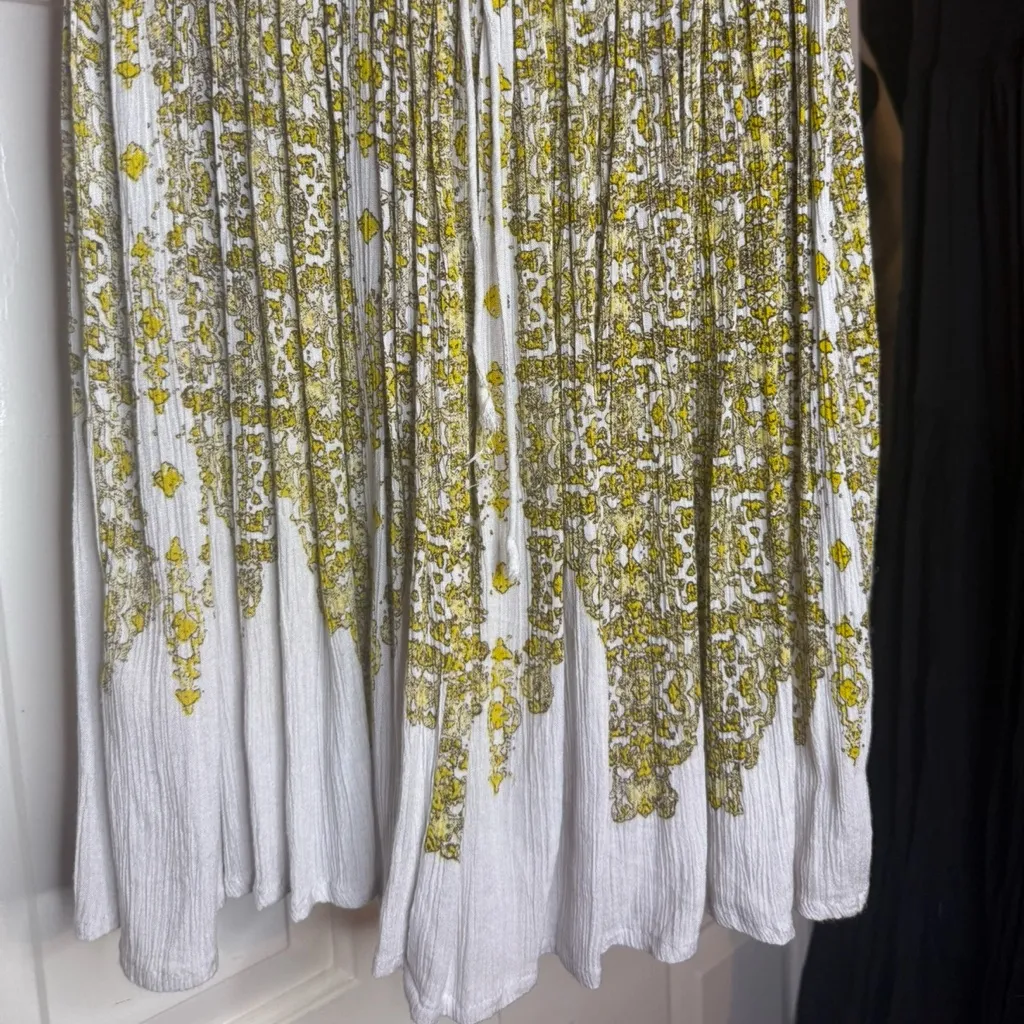 Free People Eloise Mini Dress - Boho Floral Festival Style | Size L - Image 10