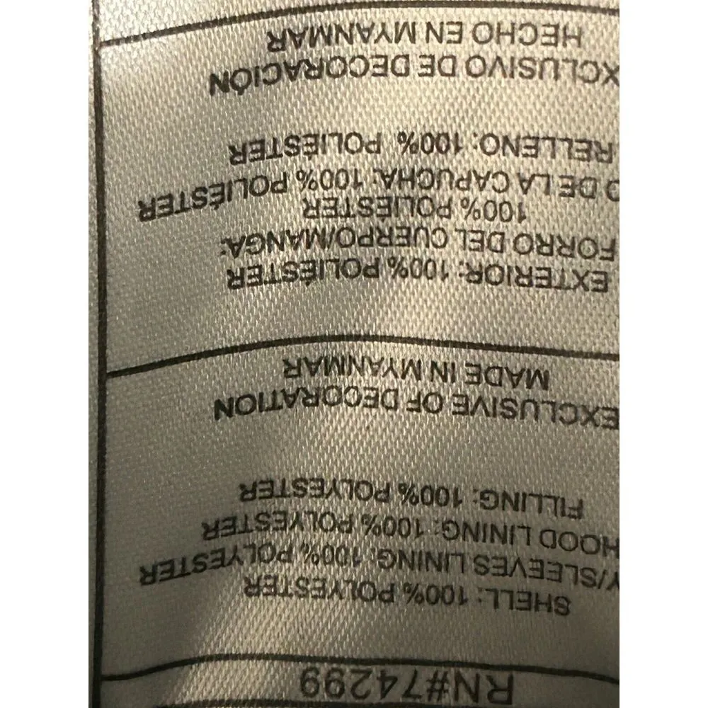 NWT Junior's MADDEN GIRL Puffer Jacket‎ Blue Sz  XL - Image 5