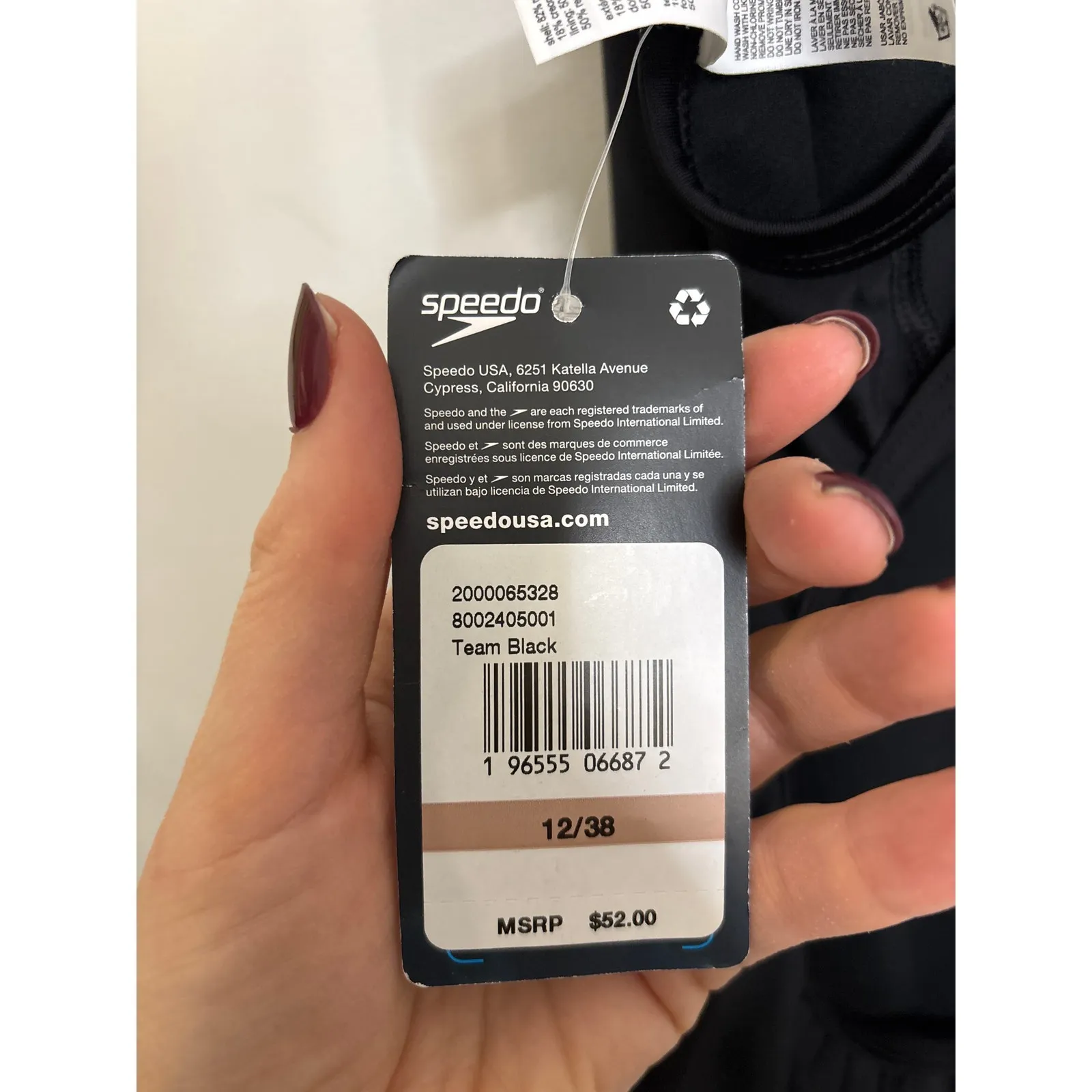 Speedo Swimsuit Women 12/38 Black ProLT Super Pro Solid One Piece Cross Back NWT - Image 4