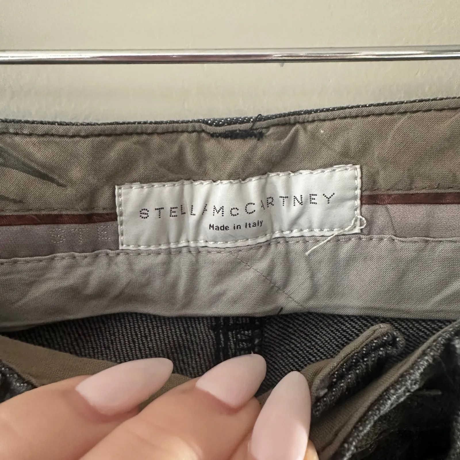 Stella McCartney 2008 Embroidered Slim Leg Jeans Size 25 NEW WITH TAGS - Image 10