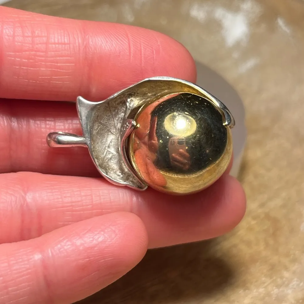 Sterling Silver Dolphin Harmony Ball 925  Pendant - Image 11