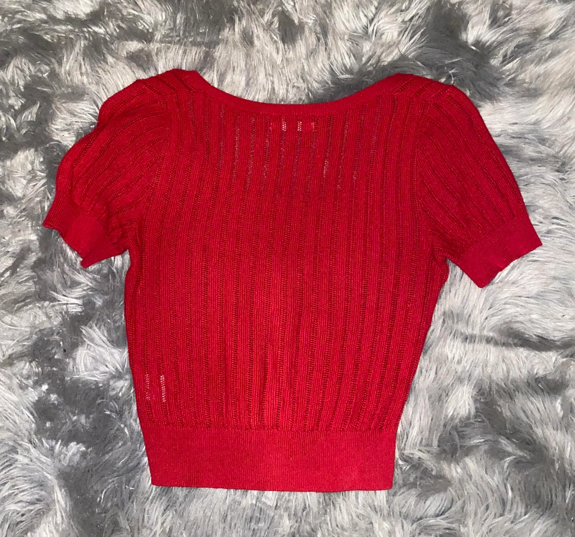 Lottie Moss Red Top - Image 2