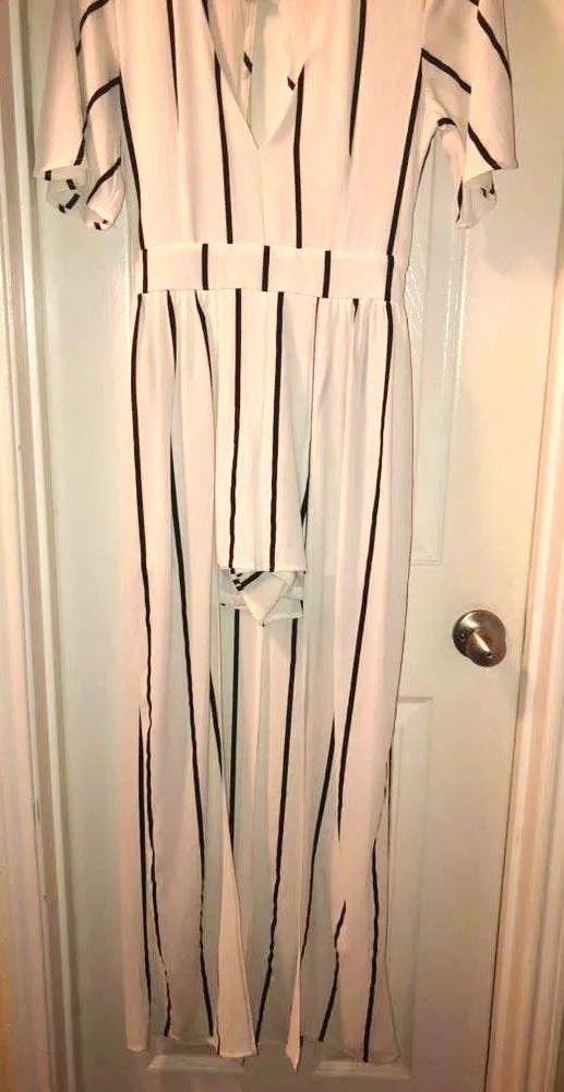 Romper With Wraparound Skirt White Size 2 - Image 2