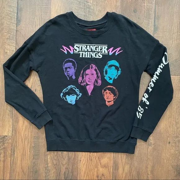 STRANGER THINGS, original Netflix swag lightweight sweatshirt, size S - Image 1