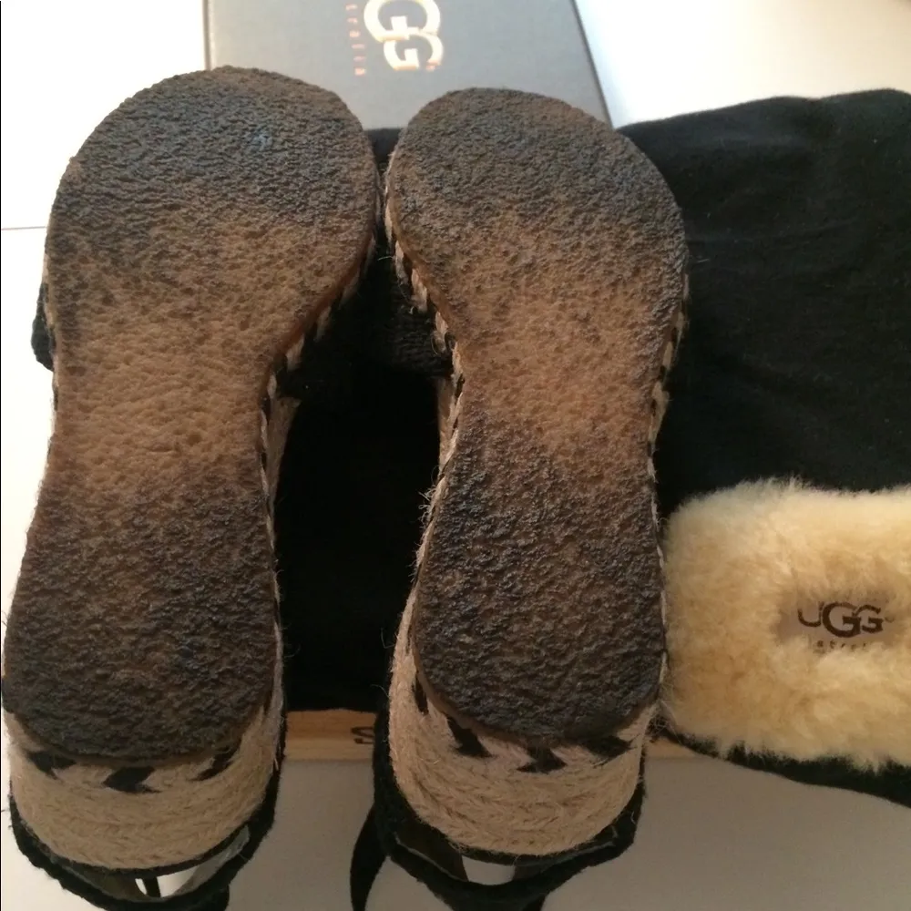 UGG  Espadrille Heels EUC - Image 4